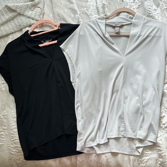 H&M tops (2) black and white - Picture 4 of 4
